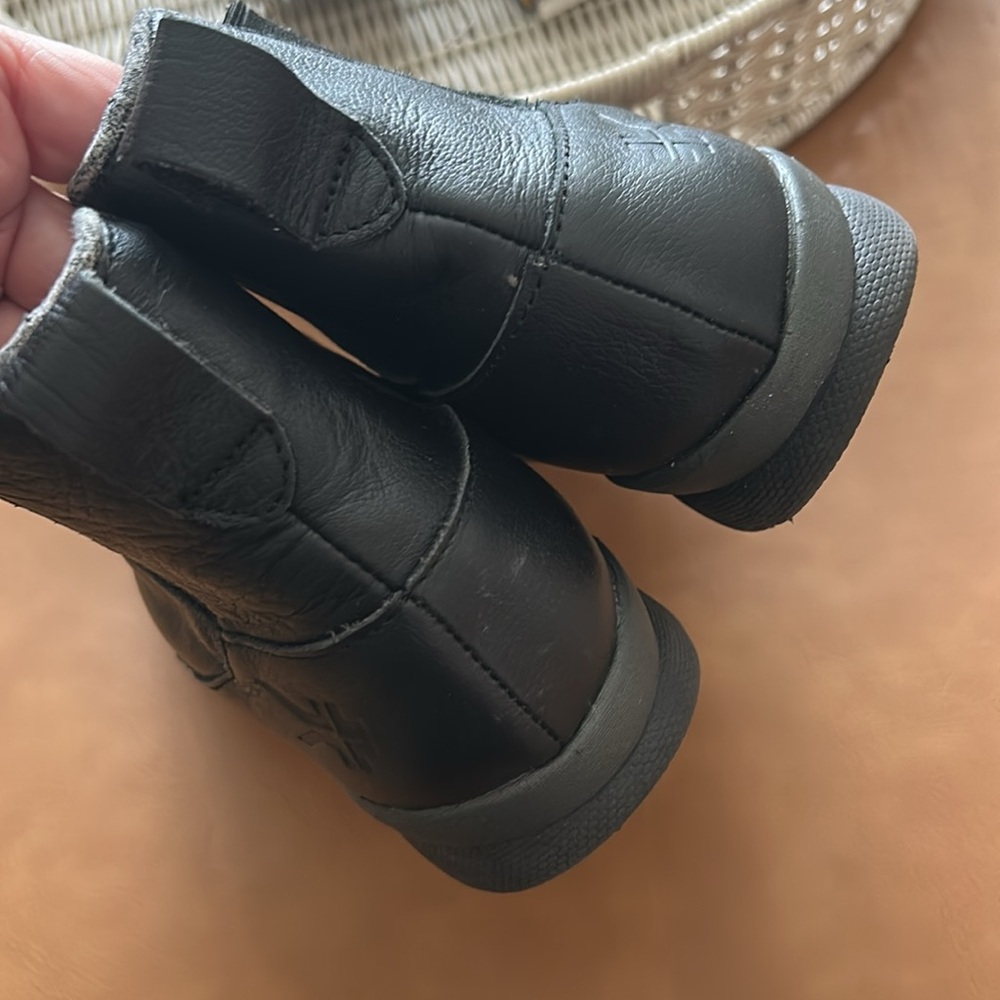Kuru Luna Black Leather Chelsea Boots Sz 8 - Picture 6 of 9